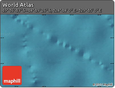 Satellite Map of the Area around 49° 3' 5" S, 129° 16' 30" E