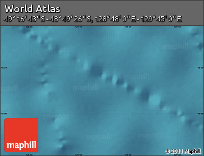 Satellite Map of the Area around 49° 3' 5" S, 129° 16' 30" E