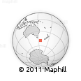 Outline Map of the Area around 49° 3' 5" S, 155° 37' 30" E, rectangular outline