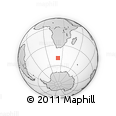 Outline Map of the Area around 49° 3' 5" S, 21° 19' 30" E, rectangular outline