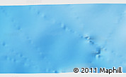 Physical 3D Map of the area around 49° 3' 5" S, 62° 7' 30" E