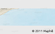 Shaded Relief Panoramic Map of the area around 49° 3' 5" S, 67° 4' 29" W