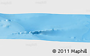 Political Panoramic Map of the area around 49° 3' 5" S, 72° 19' 29" E