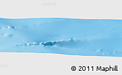 Shaded Relief Panoramic Map of the area around 49° 3' 5" S, 72° 19' 29" E