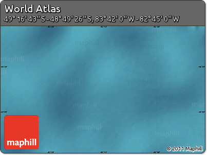Satellite Map of the Area around 49° 3' 5" S, 83° 13' 29" W