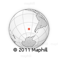 Outline Map of the Area around 49° 27' 26" S, 101° 55' 30" W, rectangular outline