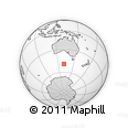 Outline Map of the Area around 49° 27' 26" S, 130° 58' 29" E, rectangular outline