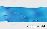 Political Panoramic Map of the area around 49° 27' 26" S, 145° 25' 30" E