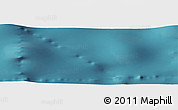 Satellite Panoramic Map of the area around 49° 27' 26" S, 145° 25' 30" E