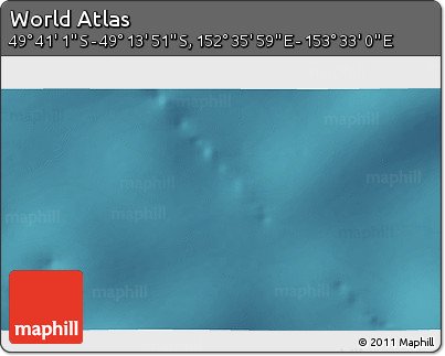 Satellite 3D Map of the Area around 49° 27' 26" S, 153° 4' 29" E