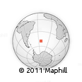 Outline Map of the Area around 49° 27' 26" S, 22° 52' 30" W, rectangular outline