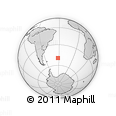 Outline Map of the Area around 49° 27' 26" S, 32° 13' 30" W, rectangular outline