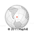 Outline Map of the Area around 49° 27' 26" S, 40° 43' 30" W, rectangular outline