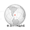 Outline Map of the Area around 49° 27' 26" S, 48° 22' 30" W, rectangular outline