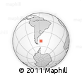 Outline Map of the Area around 49° 27' 26" S, 56° 1' 29" W, rectangular outline