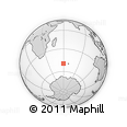 Outline Map of the Area around 49° 27' 26" S, 59° 34' 30" E, rectangular outline