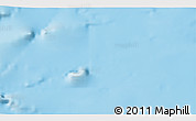 Physical 3D Map of the area around 49° 27' 26" S, 71° 28' 29" E