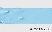 Shaded Relief Panoramic Map of the area around 49° 27' 26" S, 71° 28' 29" E