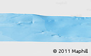 Political Panoramic Map of the area around 49° 27' 26" S, 72° 19' 29" E