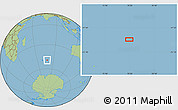 Savanna Style Location Map of the area around 49° 27' 26" S, 78° 16' 30" E
