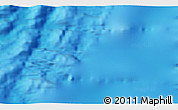 Physical 3D Map of the area around 49° 51' 40" S, 116° 31' 30" E