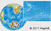 Physical Location Map of the area around 49° 51' 40" S, 11° 7' 30" E