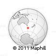 Outline Map of the Area around 49° 51' 40" S, 150° 31' 30" E, rectangular outline