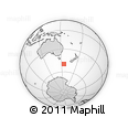 Outline Map of the Area around 49° 51' 40" S, 154° 46' 30" E, rectangular outline