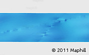 Shaded Relief Panoramic Map of the area around 49° 51' 40" S, 15° 13' 29" W