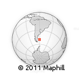 Outline Map of the Area around 49° 51' 40" S, 60° 16' 29" W, rectangular outline
