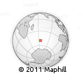 Where is the area around 49° 51' 40" S, 64° 40' 30" E located? Outline Map of the Area around 49° 51' 40" S, 64° 40' 30" E, rectangular outline