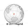 Where is the area around 49° 51' 40" S, 67° 13' 29" E located? Outline Map of the Area around 49° 51' 40" S, 67° 13' 29" E, rectangular outline