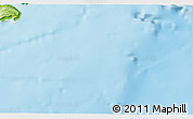 Physical 3D Map of the area around 49° 51' 40" S, 70° 37' 30" E