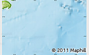 Physical Map of the area around 49° 51' 40" S, 70° 37' 30" E