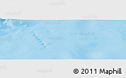Shaded Relief Panoramic Map of the area around 49° 51' 40" S, 71° 28' 29" E