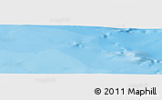 Political Panoramic Map of the area around 49° 51' 40" S, 73° 10' 30" E