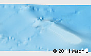 Physical 3D Map of the area around 49° 51' 40" S, 74° 1' 30" E