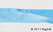 Shaded Relief Panoramic Map of the area around 49° 51' 40" S, 74° 1' 30" E