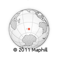 Outline Map of the Area around 49° 51' 40" S, 78° 16' 30" E, rectangular outline
