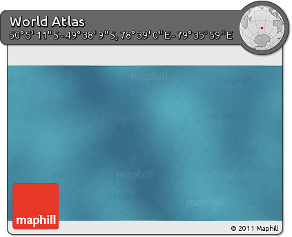 Satellite 3D Map of the Area around 49° 51' 40" S, 79° 7' 30" E