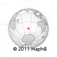 Outline Map of the Area around 49° 51' 40" S, 81° 40' 30" E, rectangular outline
