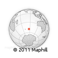 Outline Map of the Area around 49° 51' 40" S, 85° 55' 30" E, rectangular outline