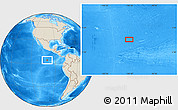Shaded Relief Location Map of the area around 4° 22' 30" N, 100° 13' 29" W