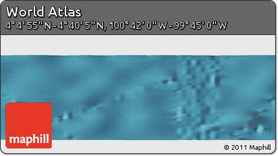 Satellite Panoramic Map of the Area around 4° 22' 30" N, 100° 13' 29" W