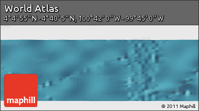 Satellite Panoramic Map of the Area around 4° 22' 30" N, 100° 13' 29" W