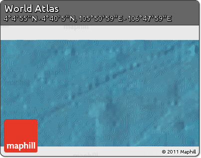 Satellite 3D Map of the Area around 4° 22' 30" N, 106° 19' 29" E