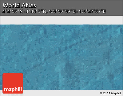 Satellite 3D Map of the Area around 4° 22' 30" N, 106° 19' 29" E