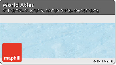 Physical Panoramic Map of the Area around 4° 22' 30" N, 106° 19' 29" E