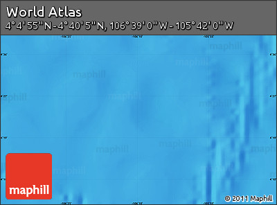 Physical Map of the Area around 4° 22' 30" N, 106° 10' 30" W