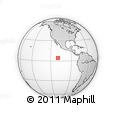 Outline Map of the Area around 4° 22' 30" N, 109° 34' 29" W, rectangular outline